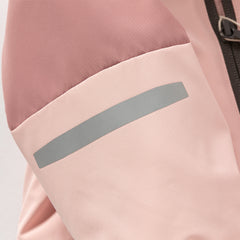 Dave&Bella Baby Girls/Boys Grey Blue/Grey Pink Long sleeve Waterproof Hooded Rompers