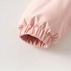 Dave&Bella Baby Girls/Boys Grey Blue/Grey Pink Long sleeve Waterproof Hooded Rompers