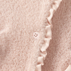 Dave&Bella Toddler Girls Winter Sweet Grey Pink Outdoor Hooded Coats