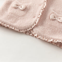 Dave&Bella Toddler Girls Winter Sweet Grey Pink Outdoor Hooded Coats