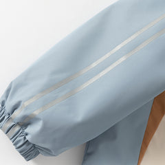 Dave&Bella Kids Boys Autumn Candy Blue Outdoor Hooded Padded Coats