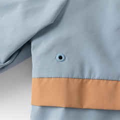 Dave&Bella Kids Boys Autumn Candy Blue Outdoor Hooded Padded Coats