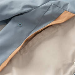 Dave&Bella Kids Boys Autumn Candy Blue Outdoor Hooded Padded Coats