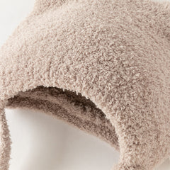 Dave&Bella Toddler Girls/Boys Beige/Khaki Cute Animal-shaped Ear-protection Pullover Hats