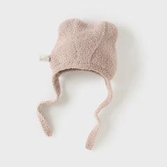 Dave&Bella Toddler Girls/Boys Beige/Khaki Cute Animal-shaped Ear-protection Pullover Hats