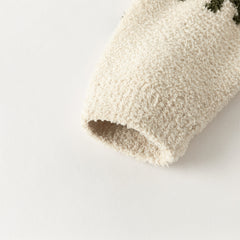 Dave&Bella Toddler Girls/Boys Winter Khaki/Purple Print Hooded Coats