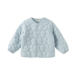 Dave&Bella Kids Boys Autumn Dinosaur Print/Blue Warm Padded Liner Jacket