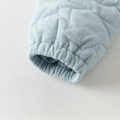 Dave&Bella Kids Boys Autumn Dinosaur Print/Blue Warm Padded Liner Jacket