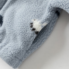 Dave&Bella Kids Girls/Boys Multi-print Turtle Soft Plush Outwear Coats