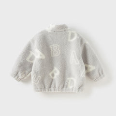 Dave&Bella Kids Girls/Boys Multi-print Turtle Soft Plush Outwear Coats