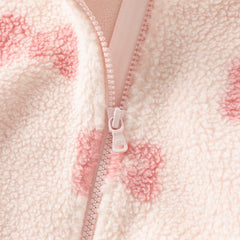 Dave&Bella Kids Girls/Boys Multi-print Turtle Soft Plush Outwear Coats