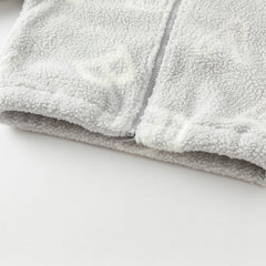 Dave&Bella Kids Girls/Boys Multi-print Turtle Soft Plush Outwear Coats