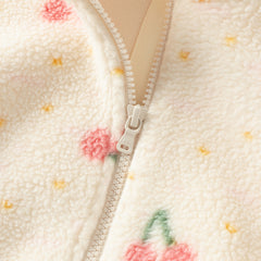 Dave&Bella Kids Girls/Boys Multi-print Turtle Soft Plush Outwear Coats