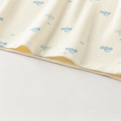 Dave&Bella Kids Boys Autumn Animal Print Cotton Warm Pajamas Set