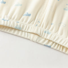 Dave&Bella Kids Boys Autumn Animal Print Cotton Warm Pajamas Set