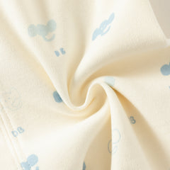 Dave&Bella Kids Boys Autumn Animal Print Cotton Warm Pajamas Set