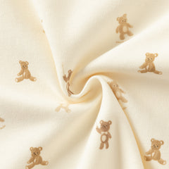 Dave&Bella Kids Boys Autumn Animal Print Cotton Warm Pajamas Set