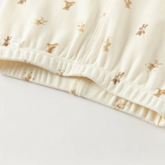 Dave&Bella Kids Boys Autumn Animal Print Cotton Warm Pajamas Set