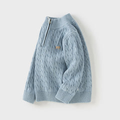 Dave&Bella Kids Girls/Boys Winter Versatile Multicolor Warm Turtle Pullover Sweaters Tops