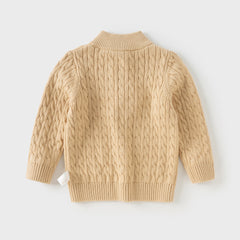 Dave&Bella Kids Girls/Boys Winter Versatile Multicolor Warm Turtle Pullover Sweaters Tops