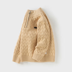 Dave&Bella Kids Girls/Boys Winter Versatile Multicolor Warm Turtle Pullover Sweaters Tops