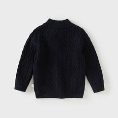 Dave&Bella Kids Girls/Boys Winter Versatile Multicolor Warm Turtle Pullover Sweaters Tops