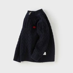 Dave&Bella Kids Girls/Boys Winter Versatile Multicolor Warm Turtle Pullover Sweaters Tops