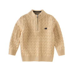 Dave&Bella Kids Girls/Boys Winter Versatile Multicolor Warm Turtle Pullover Sweaters Tops