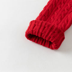 Dave&Bella Kids Girls/Boys Winter Versatile Multicolor Warm Turtle Pullover Sweaters Tops