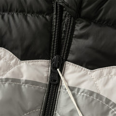 Dave&Bella Toddler Boys Winter Black Cute Windproof Turtle Sleeveless Down Vests Tops