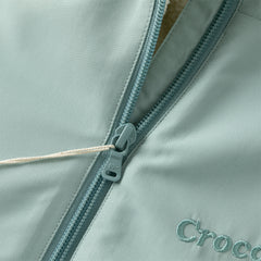 Dave&Bella Toddler Girls/Boys Winter Green/Purple Outwear Soft Plush-lined Hooded Coats