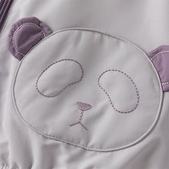 Dave&Bella Toddler Girls/Boys Winter Green/Purple Outwear Soft Plush-lined Hooded Coats