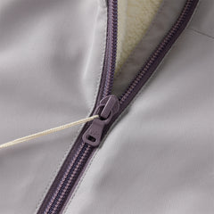 Dave&Bella Toddler Girls/Boys Winter Green/Purple Outwear Soft Plush-lined Hooded Coats