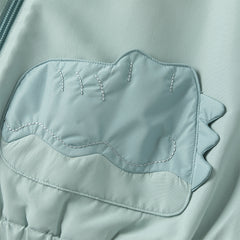 Dave&Bella Toddler Girls/Boys Winter Green/Purple Outwear Soft Plush-lined Hooded Coats