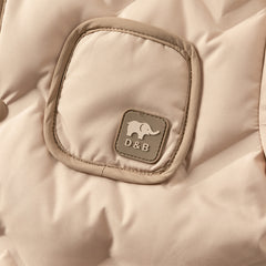 Dave&Bella Toddler Boys Winter Khaki Outdoor Windproof Turtle Cozy Down Coats