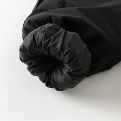 Dave&Bella Toddler Boys Winter Carbon Black Versatile Cozy Down Drawstring Pants