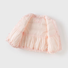 Dave&Bella Toddler Girls Autumn/Winter Sweet Print Waterproof Down Sleeveless Vest