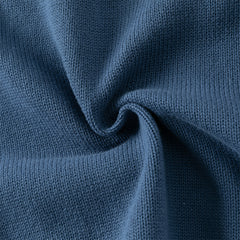 Dave&Bella Toddler Boys Winter Dark Blue Pure Cotton Formal Pullover Sweaters Tops