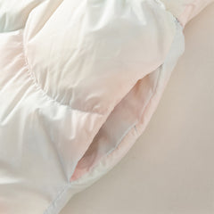 Dave&Bella Toddler Girls Autumn/Winter Adorable Gradient Hooded Waterproof Down Vests