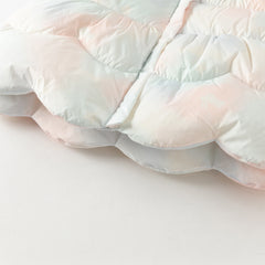 Dave&Bella Toddler Girls Autumn/Winter Adorable Gradient Hooded Waterproof Down Vests