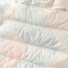 Dave&Bella Toddler Girls Autumn/Winter Adorable Gradient Hooded Waterproof Down Vests