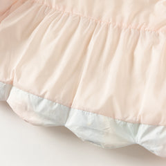 Dave&Bella Toddler Girls Winter Adorable Gradient Hooded Waterproof Down Vests