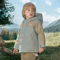 Dave&Bella Kids Girls/Boys Winter Outdoor Windproof Hooded Warm Goose Down Coats