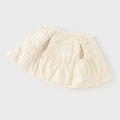 Dave&Bella Toddler Girls Winter Charming Moonlight Yellow Turtle Down Vest Tops