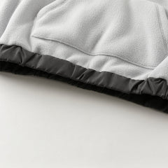 Dave&Bella Toddler Boys Grey Longsleeved Warm Padded Hooded Sweatshirts Tops