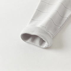 Dave&Bella Toddlerr Girls/Boys Autumn Striped Breathable Cotton Versatile T-shirt Tops