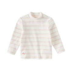Dave&Bella Toddlerr Girls/Boys Autumn Striped Breathable Cotton Versatile T-shirt Tops