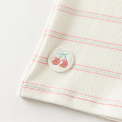 Dave&Bella Toddlerr Girls/Boys Autumn Striped Breathable Cotton Versatile T-shirt Tops