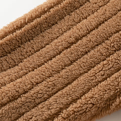 Dave&Bella Toddler Boys Soft Plush Khaki Long-sleeved Warm Pajamas