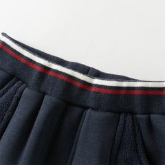 Dave&Bella Toddler Boys Winter Outdoor Plush-lined Cozy Adjustable Waistband Sweatpants